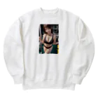 kura111のスポーツ女子 Heavyweight Crew Neck Sweatshirt