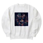 O saのikeneko_hana Heavyweight Crew Neck Sweatshirt