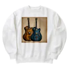 はちみつあめのヴィンテージギター Heavyweight Crew Neck Sweatshirt