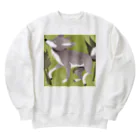 あったかお店屋さんのおさんぽおおかみくん Heavyweight Crew Neck Sweatshirt