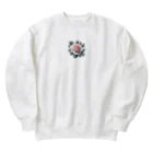 zymrの一本の強い薔薇 Heavyweight Crew Neck Sweatshirt