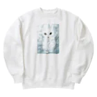 hiruneko369の神猫 Heavyweight Crew Neck Sweatshirt