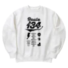 boldandnewのR134_No.007_01_bk Heavyweight Crew Neck Sweatshirt