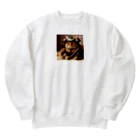 hypergoのねこねこ侍　SAMURAI cat Heavyweight Crew Neck Sweatshirt