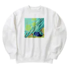 ariariartのBlue submarine【コラボ作品】 Heavyweight Crew Neck Sweatshirt