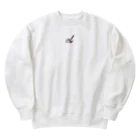 ミケチャンネルのシマエナガのシマエモン Heavyweight Crew Neck Sweatshirt