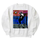 Ppit8のポーズはこう？ Heavyweight Crew Neck Sweatshirt