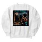 AQUAMETAVERSEの夕暮れ・寛ぎの時間　Tomoe bb 2712 Heavyweight Crew Neck Sweatshirt