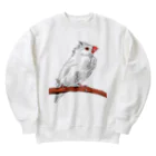 Lily bird（リリーバード）の水浴び文鳥 カラー Heavyweight Crew Neck Sweatshirt