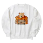 Slabo+Kariiのホットケーキとクマさん Heavyweight Crew Neck Sweatshirt