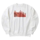 Amiの狐の手毬唄 太鼓橋と狛狐 Heavyweight Crew Neck Sweatshirt