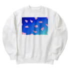 Lily bird（リリーバード）の花びらの舞う青空 Heavyweight Crew Neck Sweatshirt