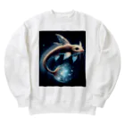 Create your own originalのスター・フィッシュキャット Heavyweight Crew Neck Sweatshirt