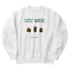 渦を11年描いてる人の渦と花瓶 Heavyweight Crew Neck Sweatshirt