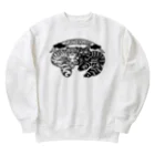 メイドイン極楽スズリ店のCATHOUSE 黑 Heavyweight Crew Neck Sweatshirt