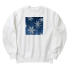 EijiPonの幾何学の雪の結晶 Heavyweight Crew Neck Sweatshirt