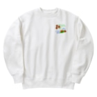 Lily bird（リリーバード）のホオズキ 水紋（和柄）その2 Heavyweight Crew Neck Sweatshirt