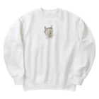 R/Rの娘の似顔絵 Heavyweight Crew Neck Sweatshirt