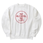 stereovisionのNO ALCOHOL, NO LIFE. Heavyweight Crew Neck Sweatshirt