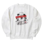 ぐぅトラキッチンの目隠しトラ Heavyweight Crew Neck Sweatshirt