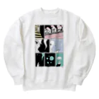 キャー！素敵の漫画「夜と義理」 Heavyweight Crew Neck Sweatshirt