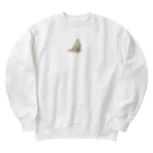 まめるりはことりのオカメインコ　シナモン【まめるりはことり】 Heavyweight Crew Neck Sweatshirt