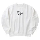 縁屋(EN)のＥＮ定番　黒文字 Heavyweight Crew Neck Sweatshirt