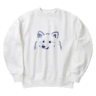 Chiyo.Wan(🐕🕊️のお店)のふわふわわんこTシャツ　(さわやかカラーVer.) ヘビーウェイトスウェット