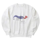 配達員の多脚になったドラゴンシャーク Heavyweight Crew Neck Sweatshirt