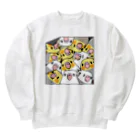 まめるりはことりの三密です！むちむちオカメインコさん【まめるりはことり】 Heavyweight Crew Neck Sweatshirt