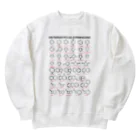 U Libraryの複素環＋英名(有機化学) Heavyweight Crew Neck Sweatshirt