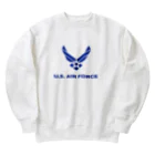 rikunosukeshopのU.S.A.F ロゴ　アイテム Heavyweight Crew Neck Sweatshirt