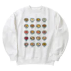 猫と釣り人のMENU_1C Heavyweight Crew Neck Sweatshirt