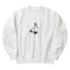 こむさんのDJやまかい Heavyweight Crew Neck Sweatshirt