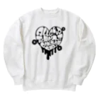 ぱにまる屋のドロドロハート Heavyweight Crew Neck Sweatshirt