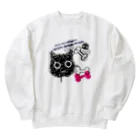 イラスト MONYAAT のCT107 もじゃもじゃ★ぱっふん*wanwanwanA Heavyweight Crew Neck Sweatshirt