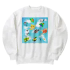 Lily bird（リリーバード）のいろいろ鳥さん 青空 Heavyweight Crew Neck Sweatshirt