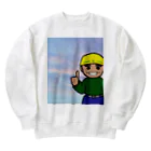 ナチュラルサトシのめへの現場のとっちゃ(やさしいイケメン) Heavyweight Crew Neck Sweatshirt