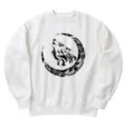 ラルゴのTribal Wolf Heavyweight Crew Neck Sweatshirt