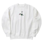 and_paddyの 読書シロクマ 【アイテムの説明をお読みください】 Heavyweight Crew Neck Sweatshirt