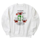 イラスト MONYAAT のたしかにソーダ Heavyweight Crew Neck Sweatshirt