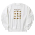 石丸沙織のNo Bread,No Life.(人物無し不透明版) Heavyweight Crew Neck Sweatshirt