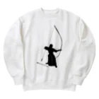 Lily bird（リリーバード）の弓道シルエット「正射必中」 Heavyweight Crew Neck Sweatshirt