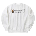 SHOP HAPPY HORSES（馬グッズ）のスピプーロゴ Heavyweight Crew Neck Sweatshirt