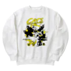 LONESOME TYPE ススの猫が世界を支配する（黄） Heavyweight Crew Neck Sweatshirt