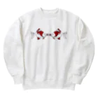 Amiの風車白金魚 Heavyweight Crew Neck Sweatshirt