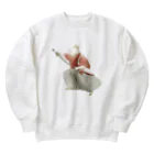 Amiの赤侍猫 Heavyweight Crew Neck Sweatshirt