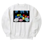 Blupiggの星の行進 Heavyweight Crew Neck Sweatshirt