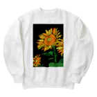 Blupiggのひまわり2 Heavyweight Crew Neck Sweatshirt