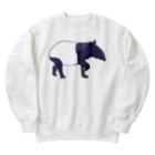 LalaHangeulのマレーバク母さん　文字無し Heavyweight Crew Neck Sweatshirt